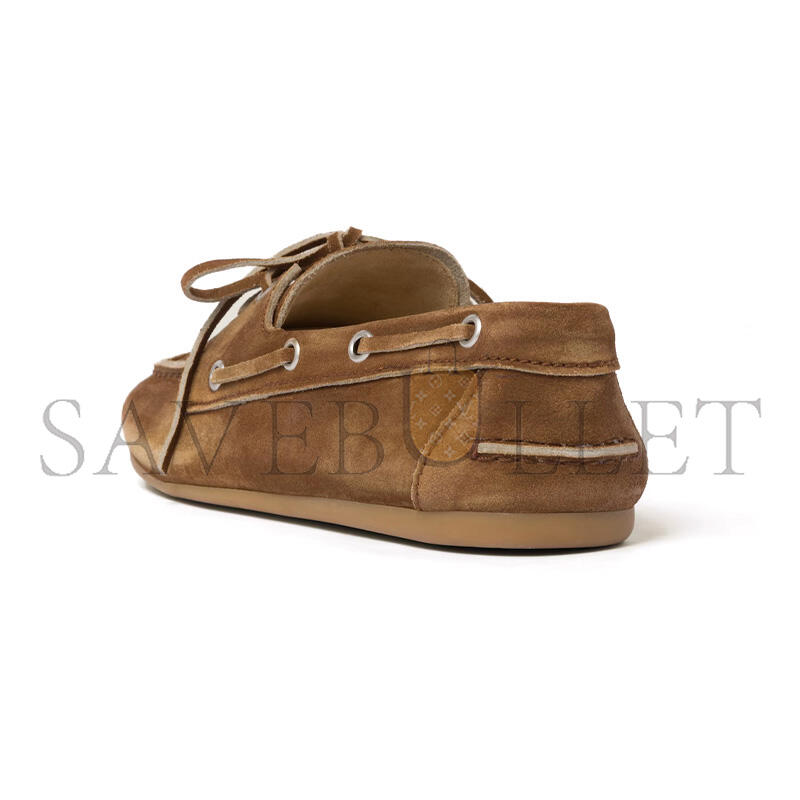 MIU MIU FADED UNLINED SUEDE LOAFERS 5D123E MIU MIU FADED UNLINED SUEDE LOAFERS 5D123E